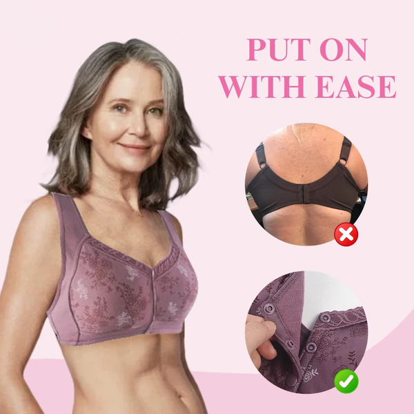 ✨Last Day Buy 1 Get 1 Free✨ Cotton Front Closure Bra