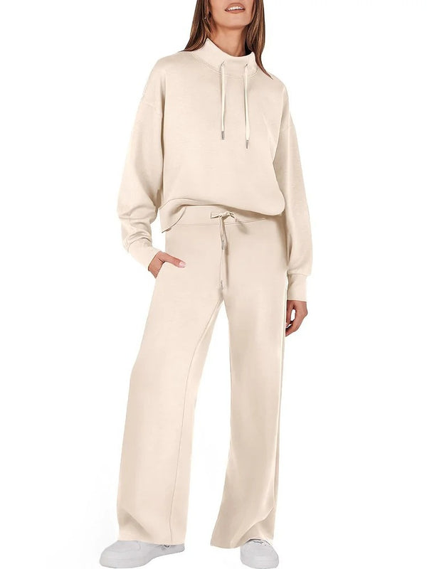 Women's 2 Piece Outfits Sweatsuit Set Drawstring Sweatshirt Lounge Set(BUY 2 FREE SHIPPING)